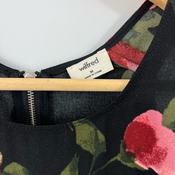 Wilfred Floral Sleeveless Top - Black and Pink - Picture 4 of 5